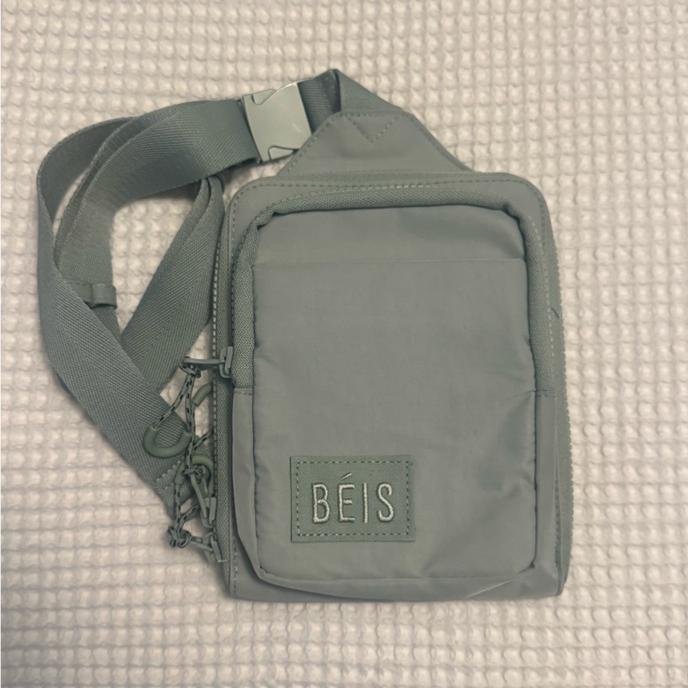 BEIS Sage Green Crossbody Bag